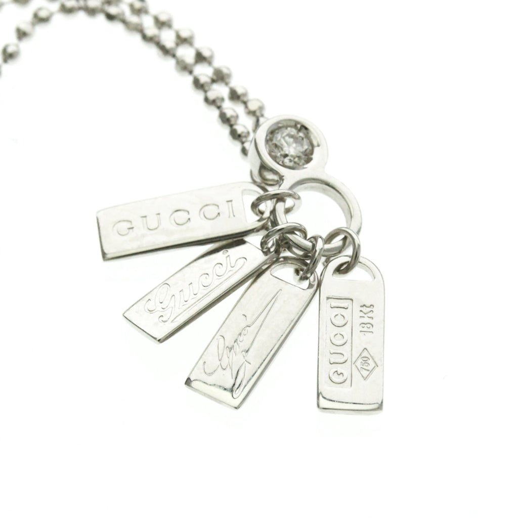 Gucci Diamond Tag · 18K White Gold