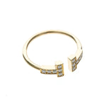 Tiffany T Wire · Rose Gold · Diamond