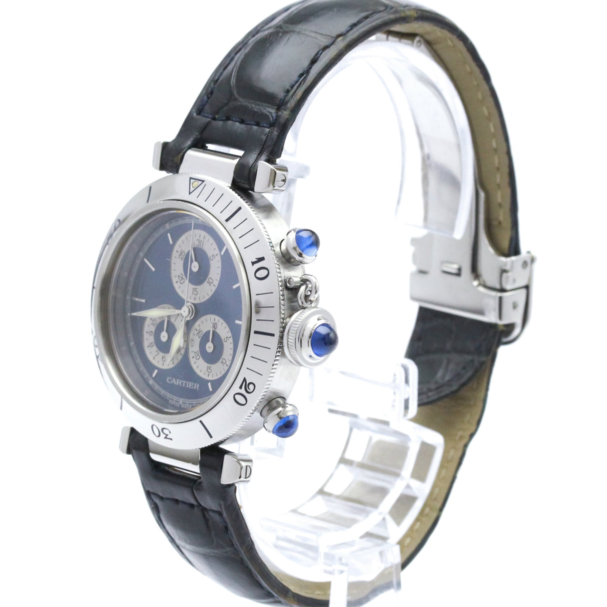 Cartier Pasha Chronoreflex · Steel · Quartz