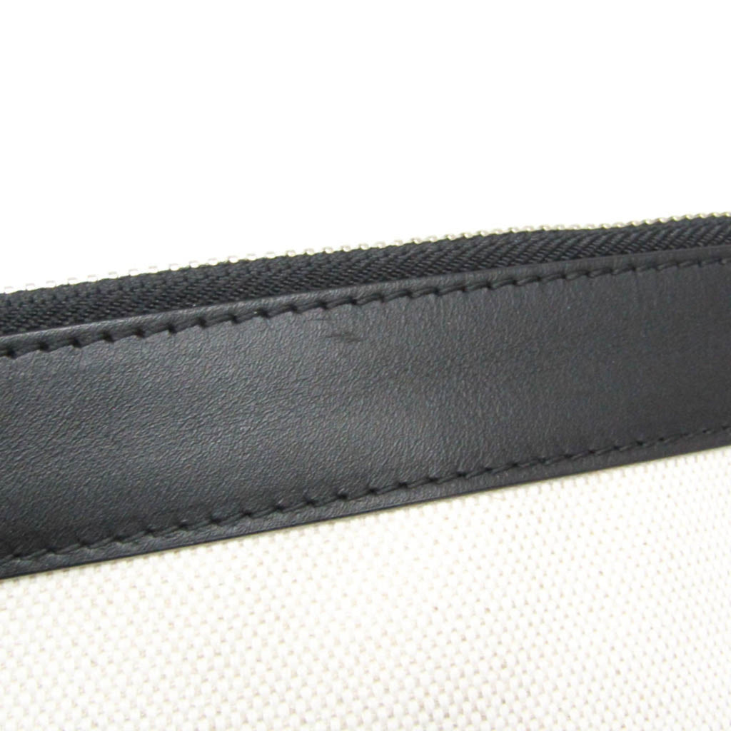 Balenciaga Navy Clip · Canvas Clutch