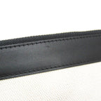 Balenciaga Navy Clip · Canvas Clutch