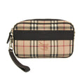 Burberry Novacheck · Coated Canvas Clutch