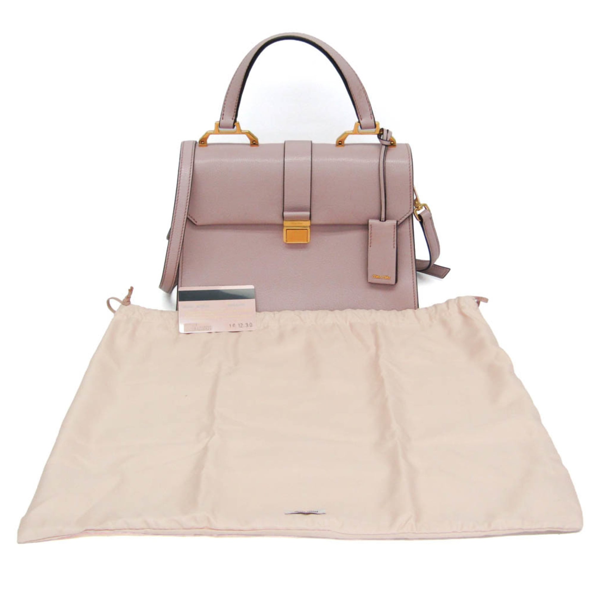 Miu Miu Madras · Leather