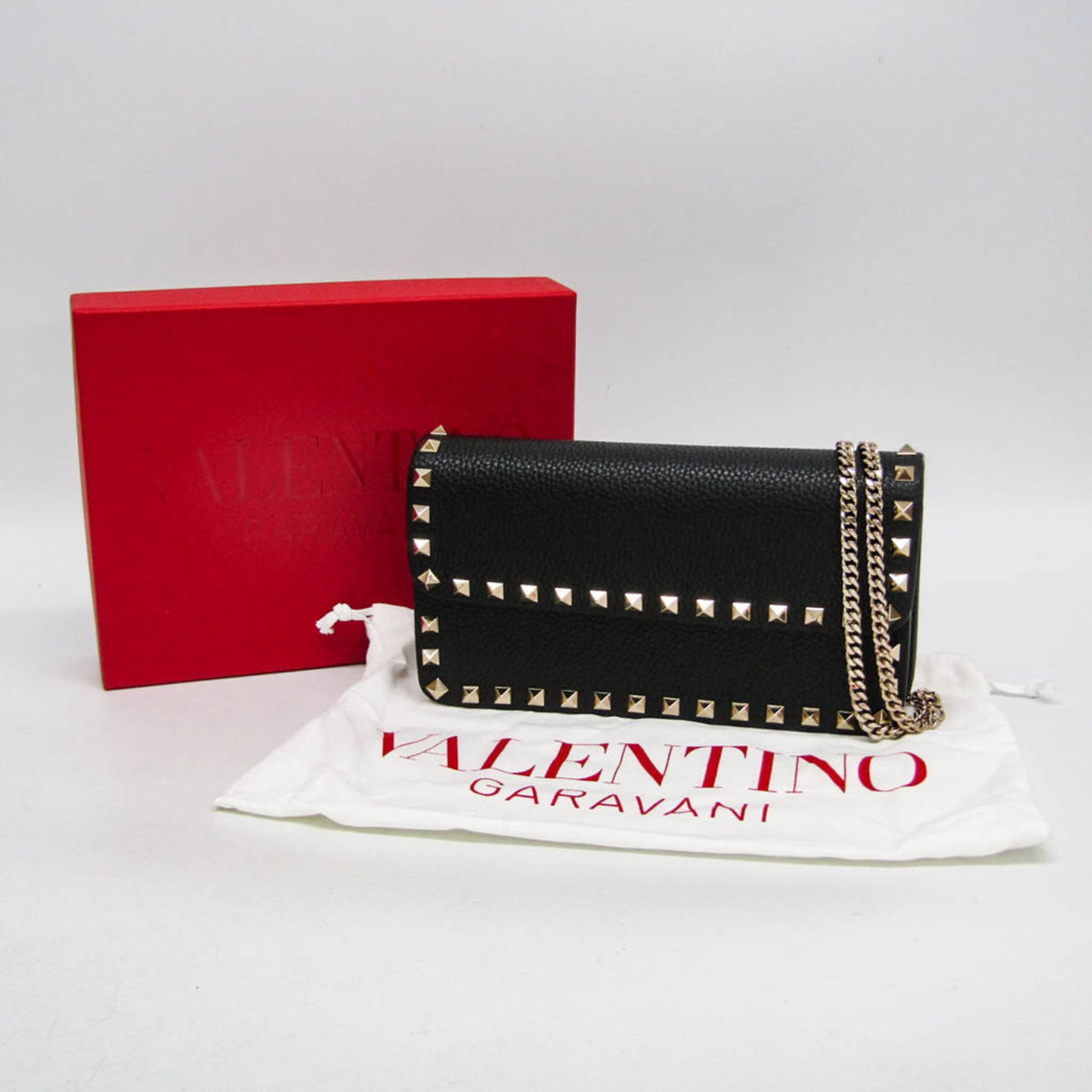 Valentino Garavani Rockstud Chain Wallet