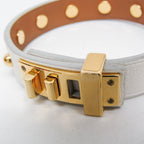 Hermès Mini Dog Clous Carrés · Wrap Bracelet