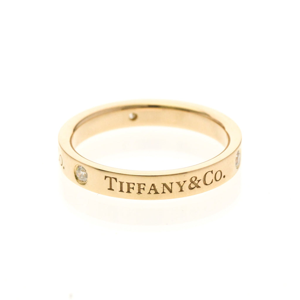 Tiffany Flat Band · Diamond · Rose Gold