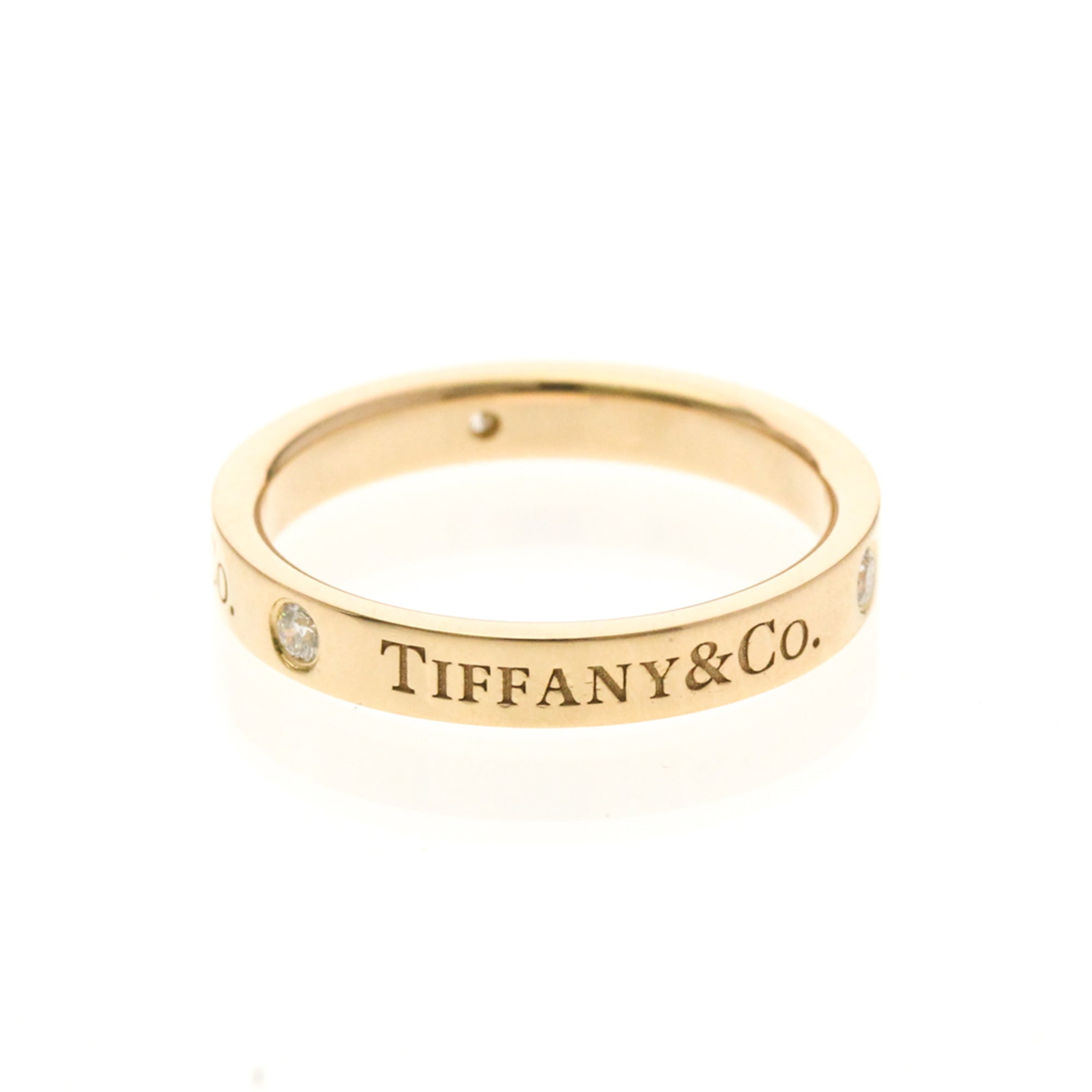 Tiffany Flat Band · Diamond · Rose Gold