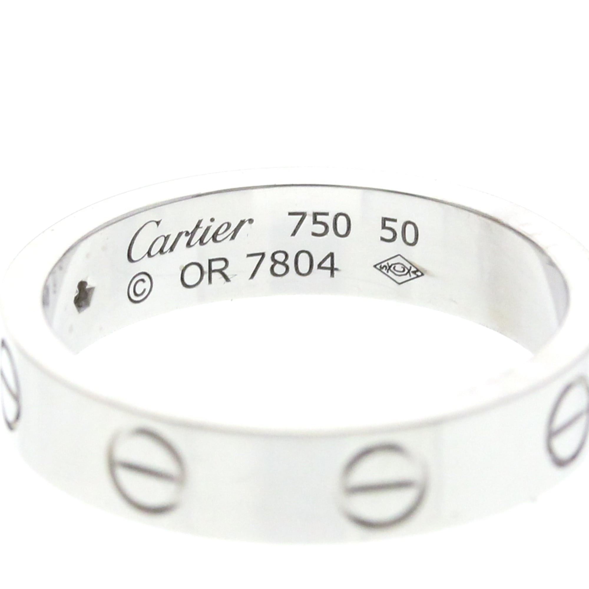 Cartier Mini Love · 18K White Gold · Diamond