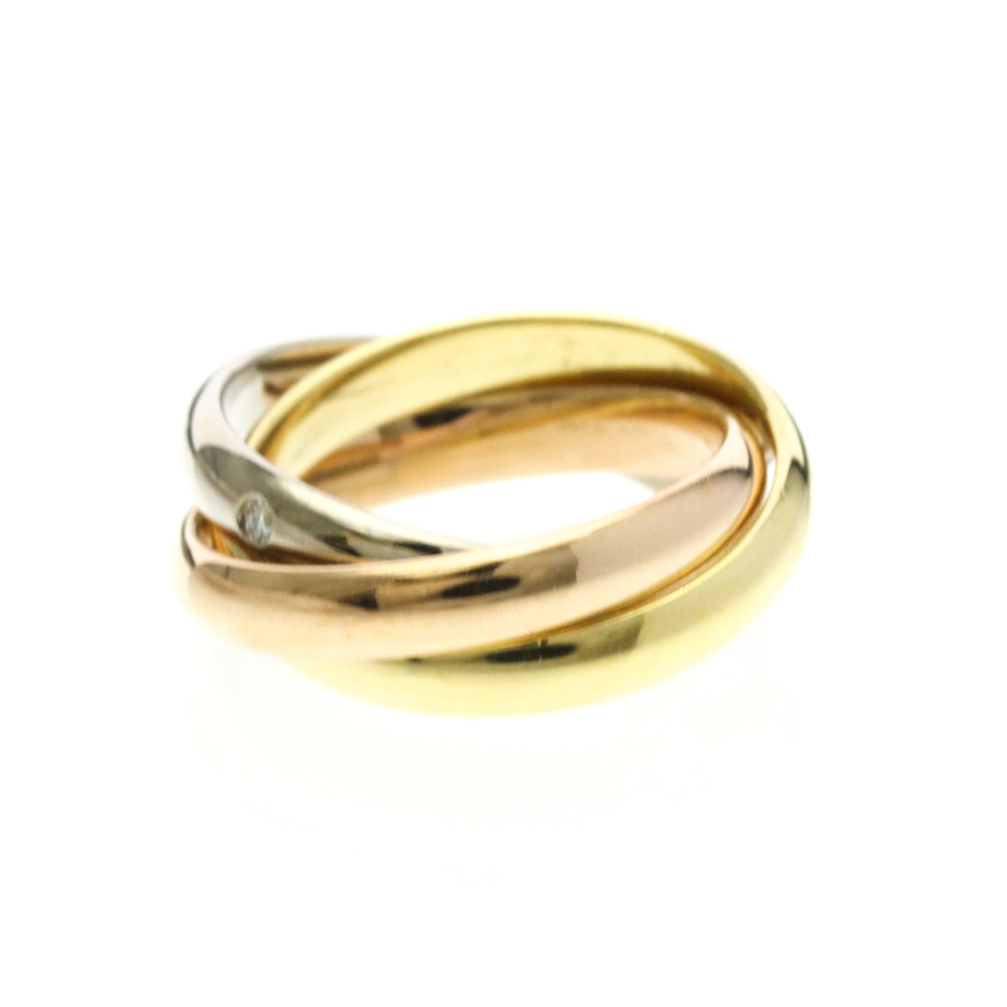 Cartier Trinity · Tri-Gold · Diamond