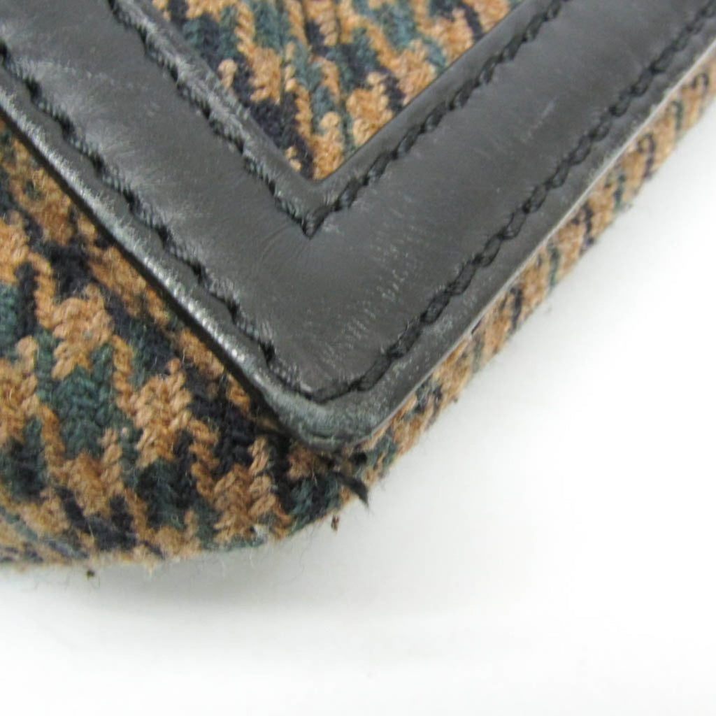 Balenciaga Navy Cabas S · Wool & Leather