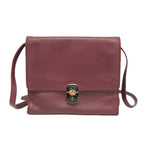 Balenciaga · Leather Shoulder Bag · Bordeaux