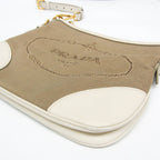 Prada Logo Jacquard · Canvas