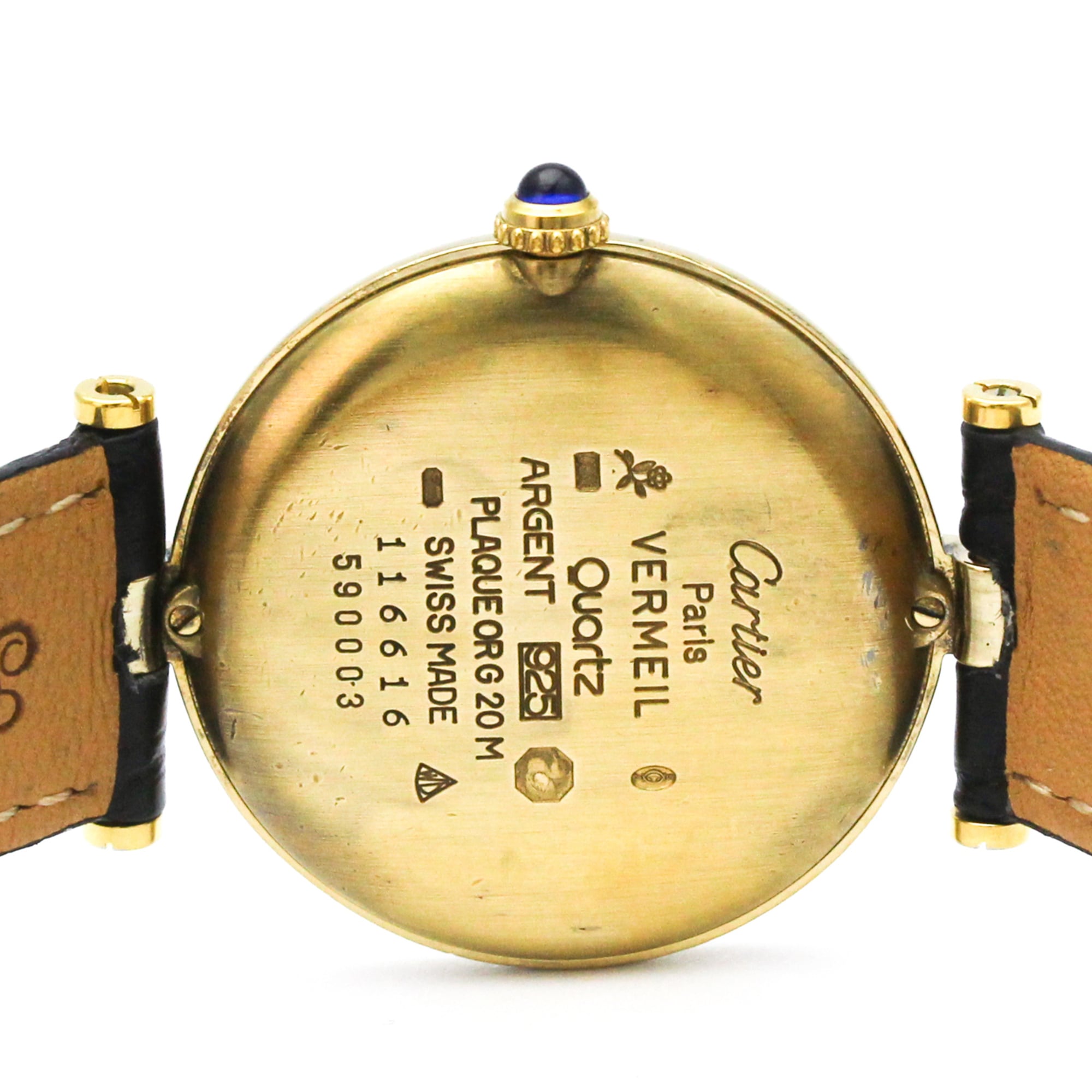 Cartier Must Vendome · Gold Plated · Quartz