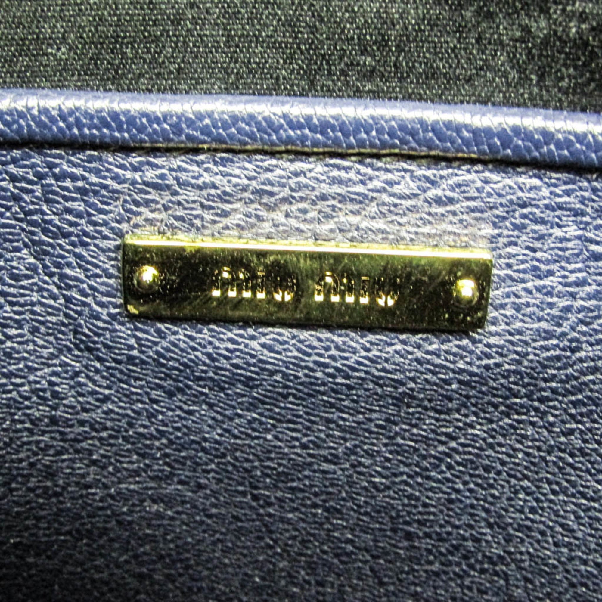 Miu Miu Madras · Leather