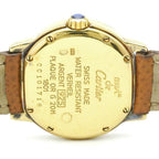 Cartier Must Ronde · Gold Plated · Quartz