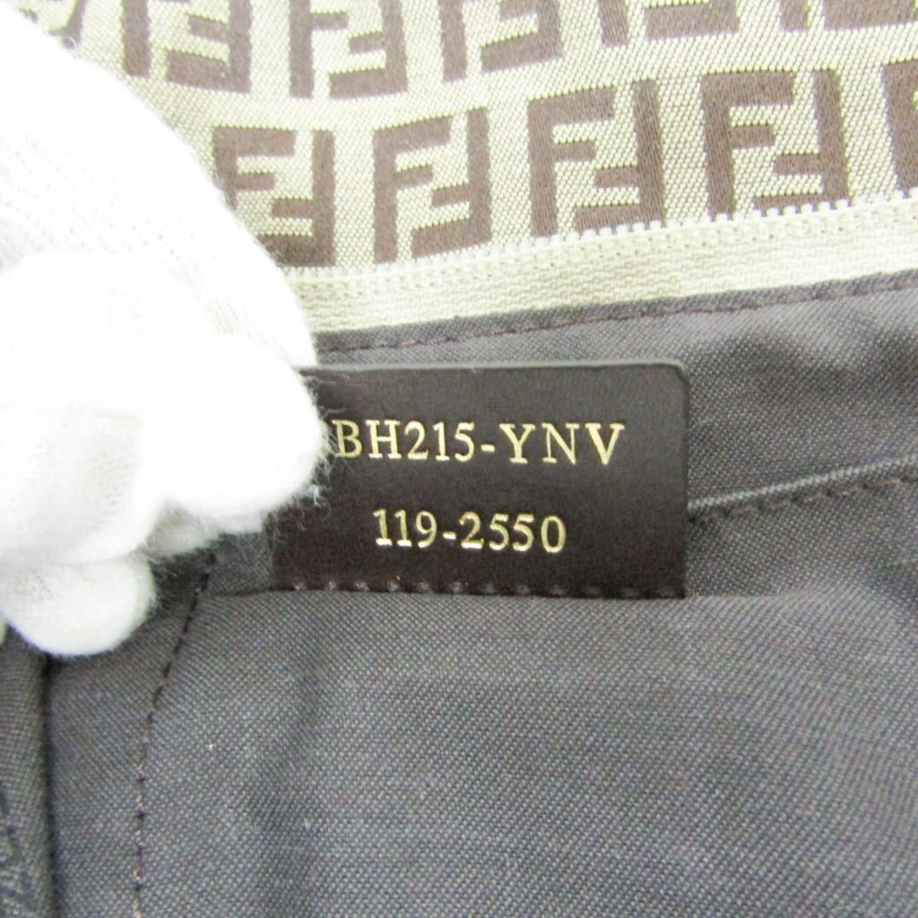 Fendi Zucchino · Canvas & Leather Tote