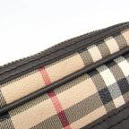 Burberry Novacheck · Coated Canvas Clutch