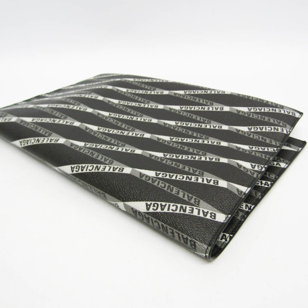Balenciaga Logo Print · Leather Clutch