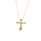Tiffany Cross Pendant · 18K Yellow Gold