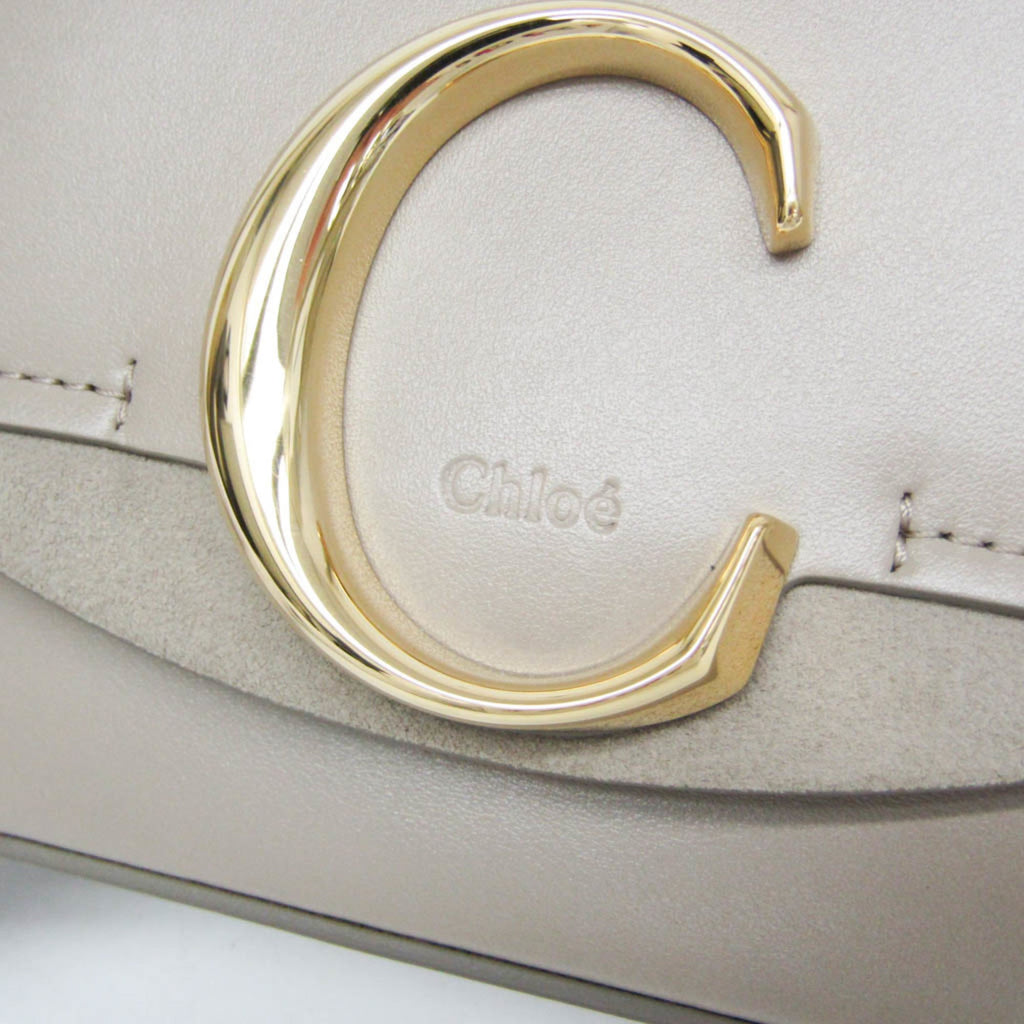 Chloé C Mini · Suede & Leather