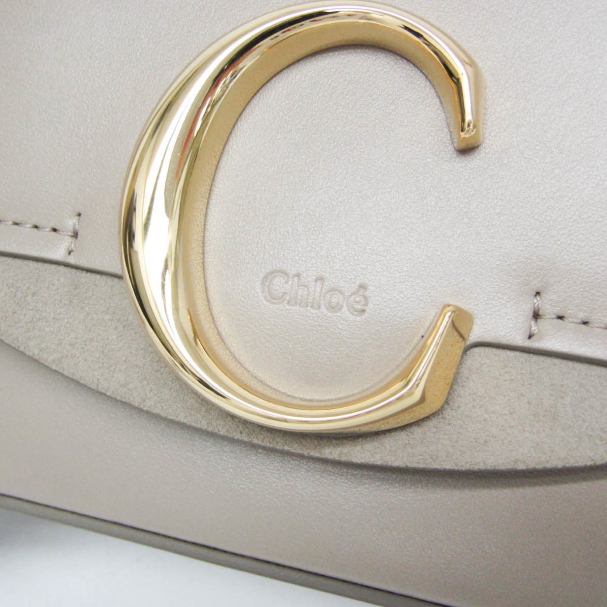 Chloé C Mini · Suede & Leather