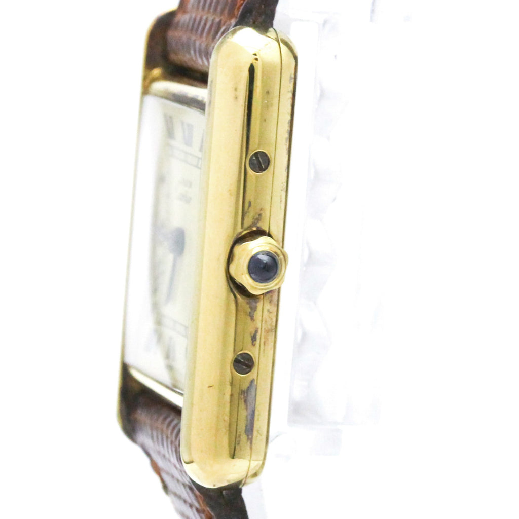 Cartier Must Tank · Gold Plated · Quartz