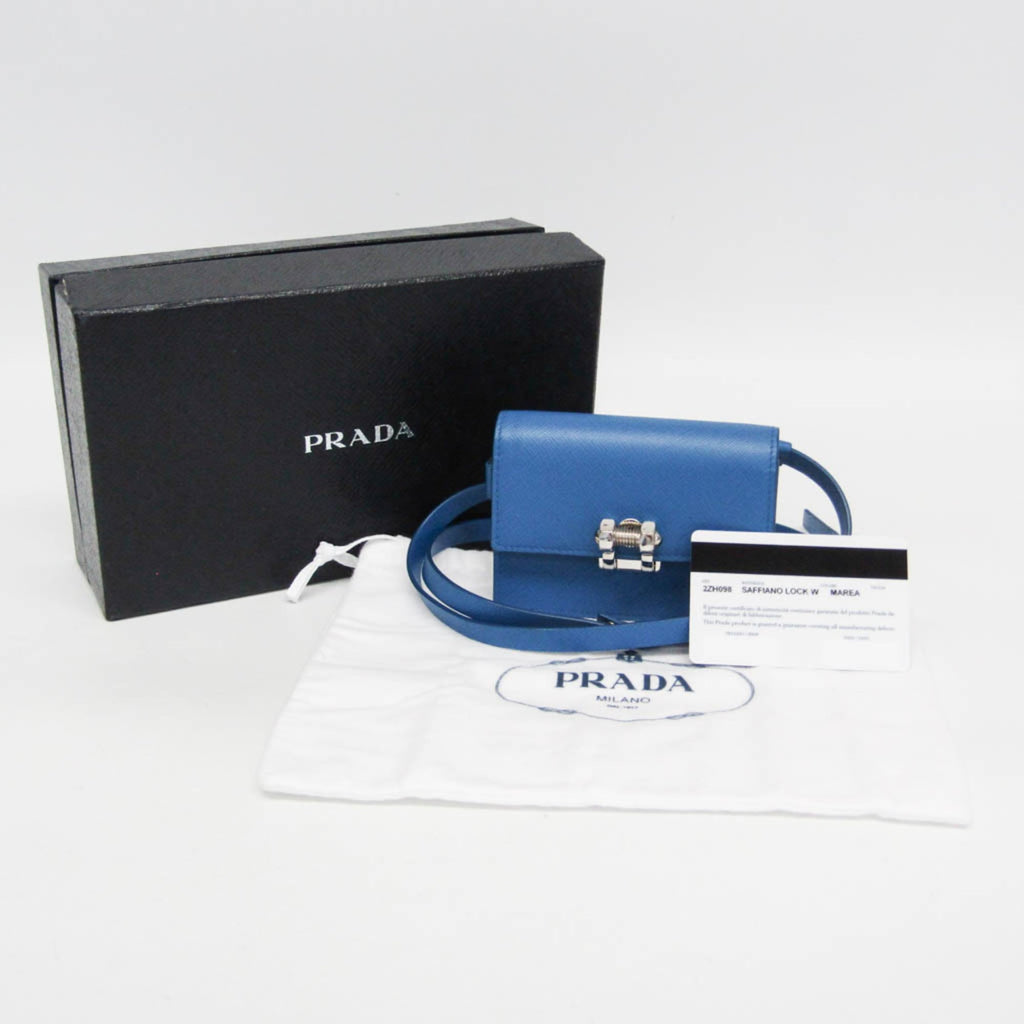Prada Saffiano Lock · Mini Pouch