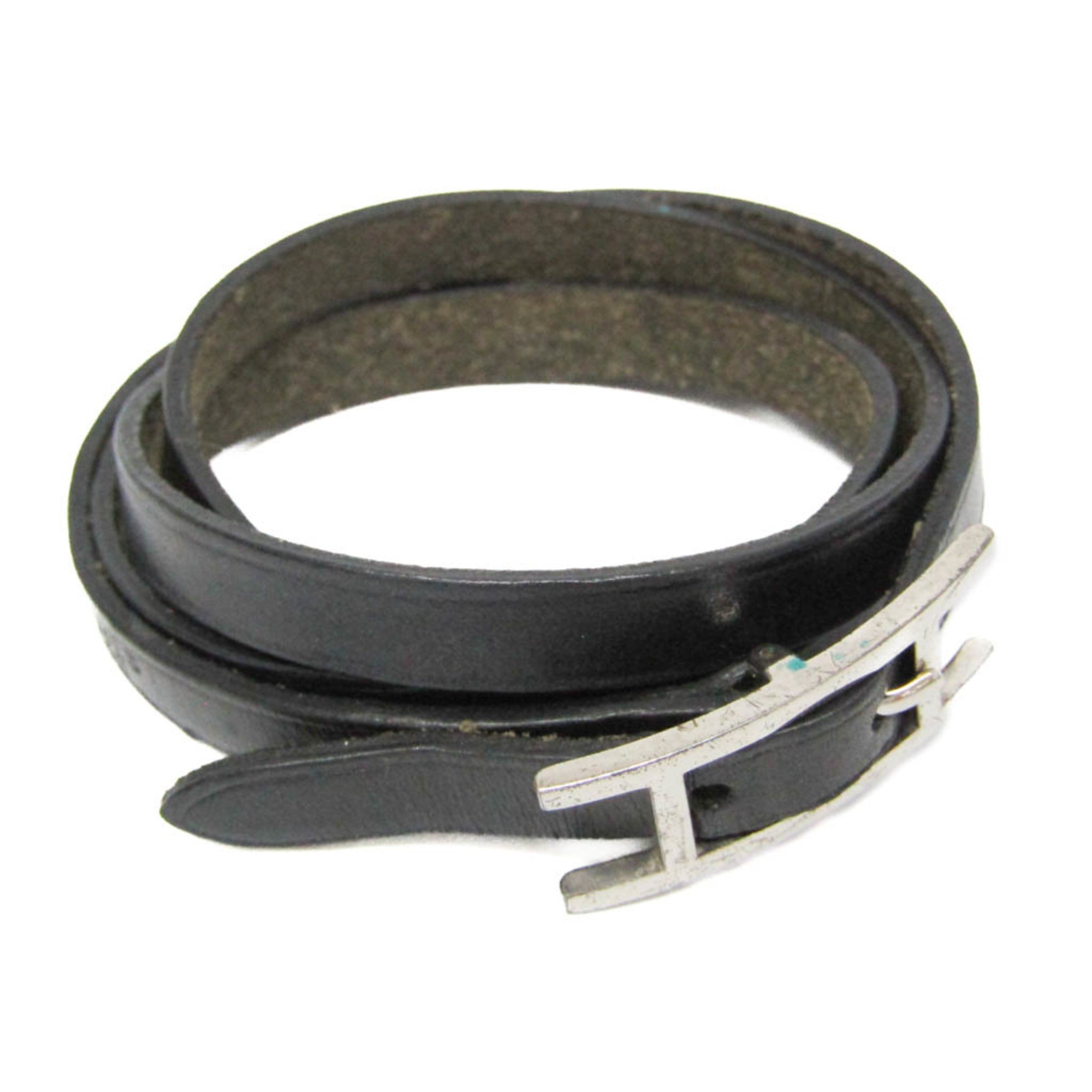 Hermès Hapi · 4-Row Leather Bangle