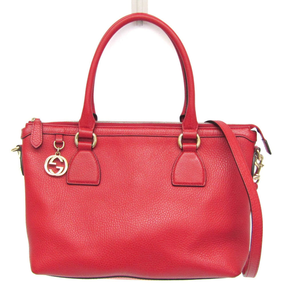 Gucci Interlocking G · Leather Handbag