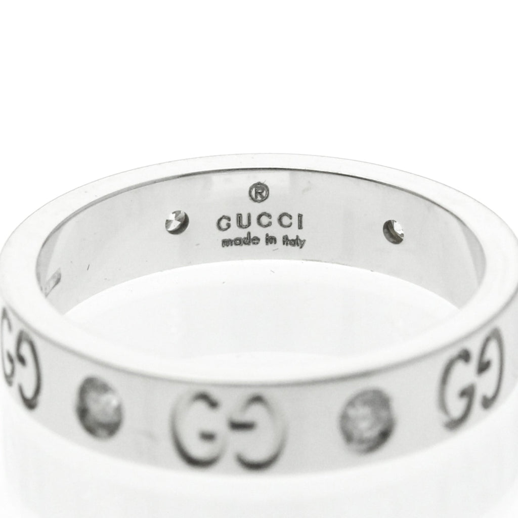 Gucci Icon · Diamond · 18K White Gold