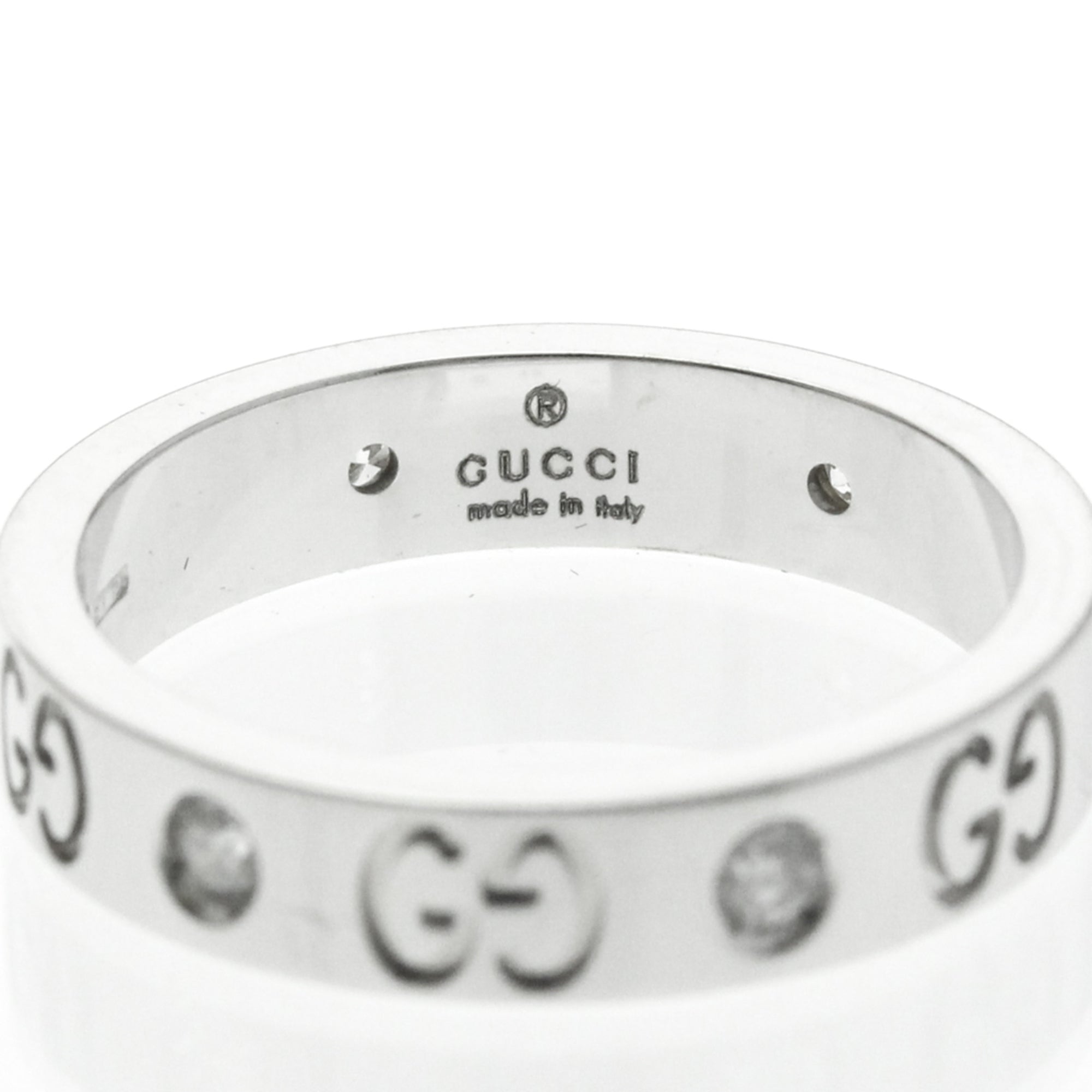 Gucci Icon · Diamond · 18K White Gold
