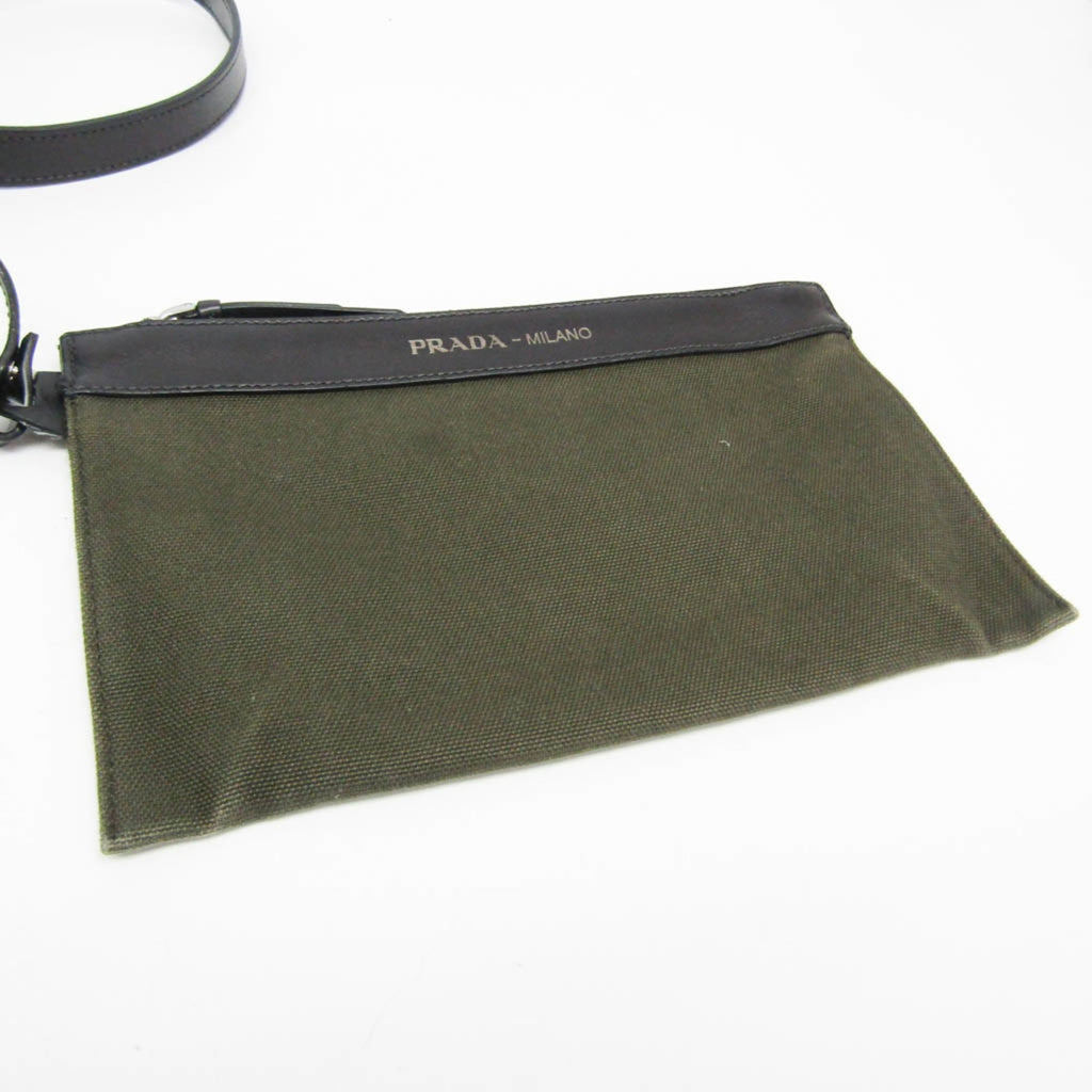 Prada Denim · Leather Tote