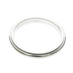 Tiffany Milgrain Band · Platinum
