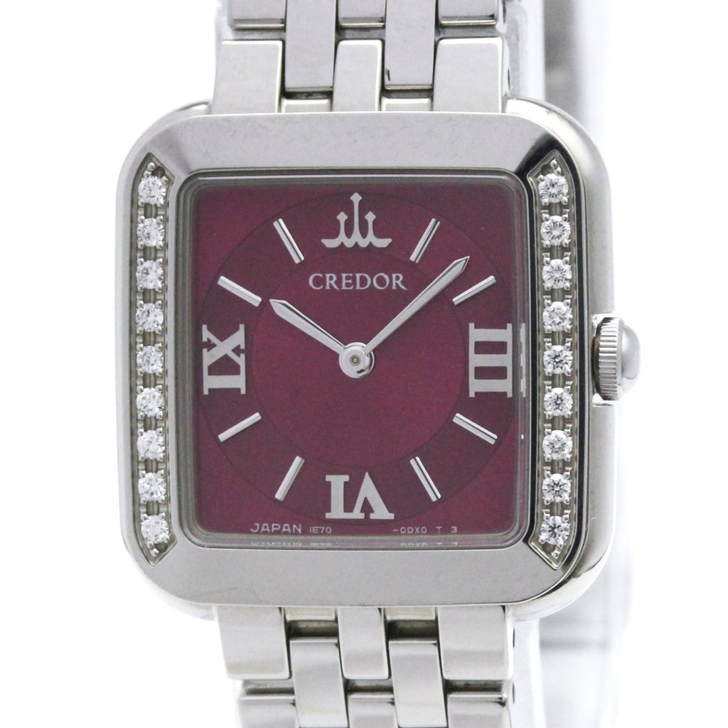 Seiko Credor Signo · Diamond · Steel · Quartz