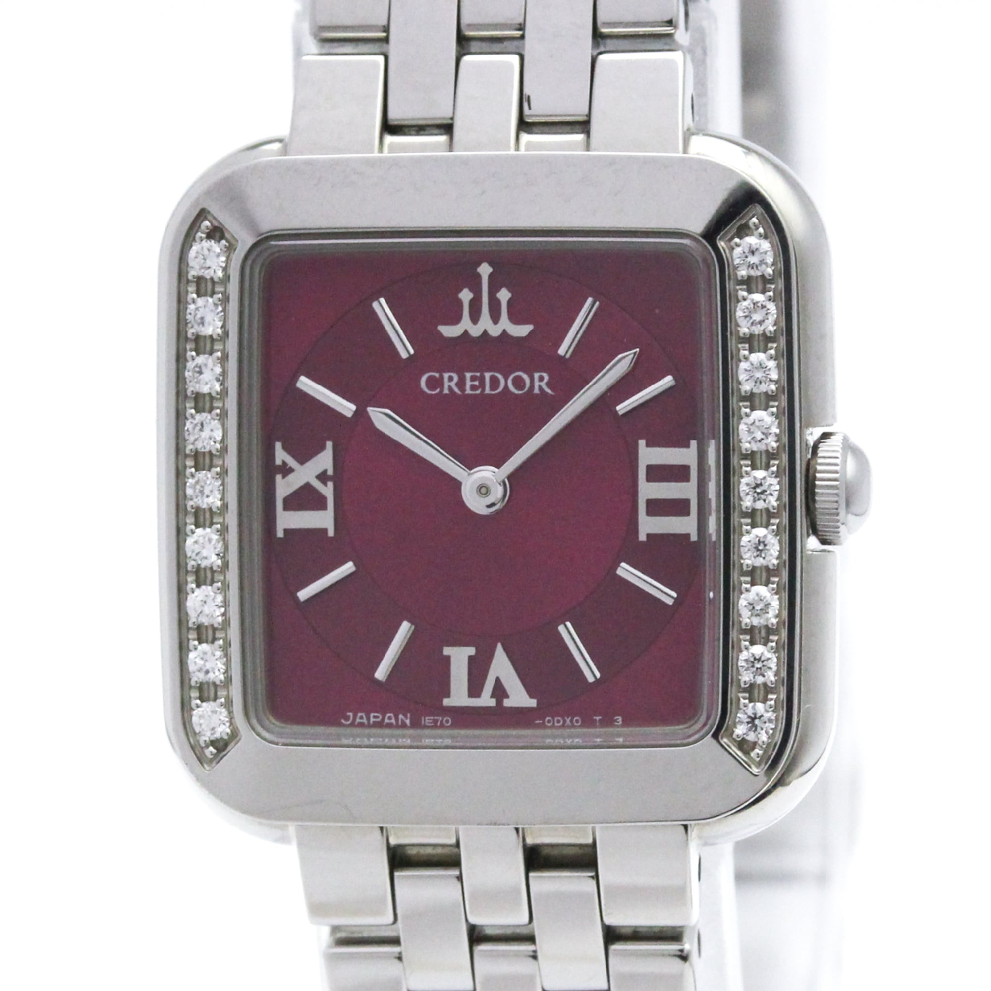 Seiko Credor Signo · Diamond · Steel · Quartz