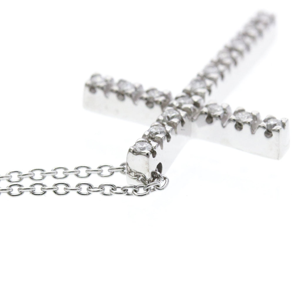 Star Jewelry Diamond Cross · 18K White Gold