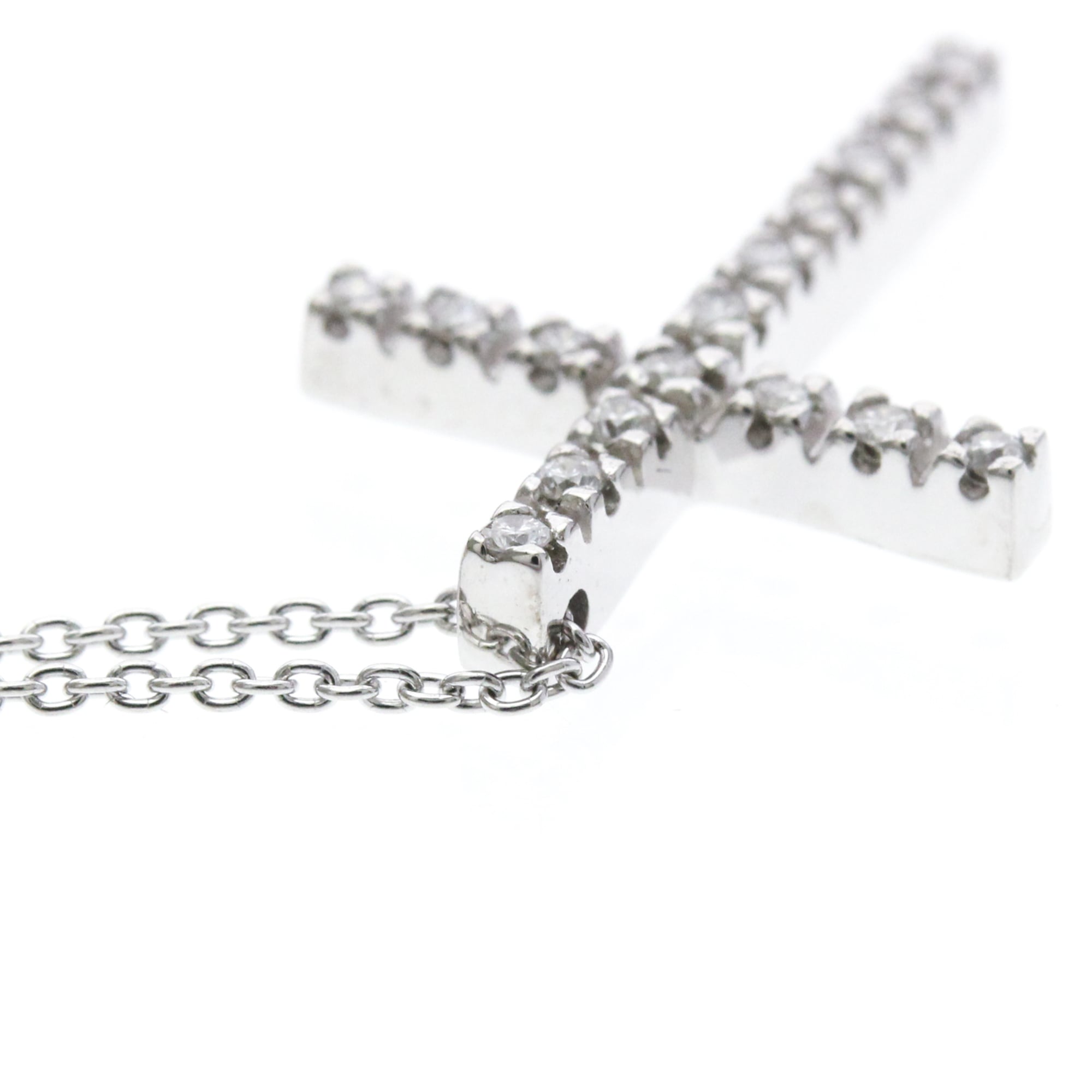 Star Jewelry Diamond Cross · 18K White Gold
