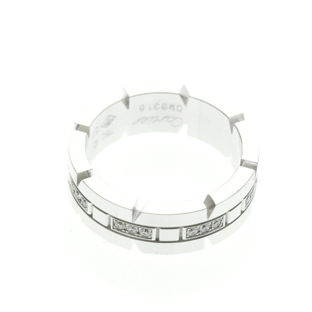 Cartier Tank Française · 18K White Gold · Diamond