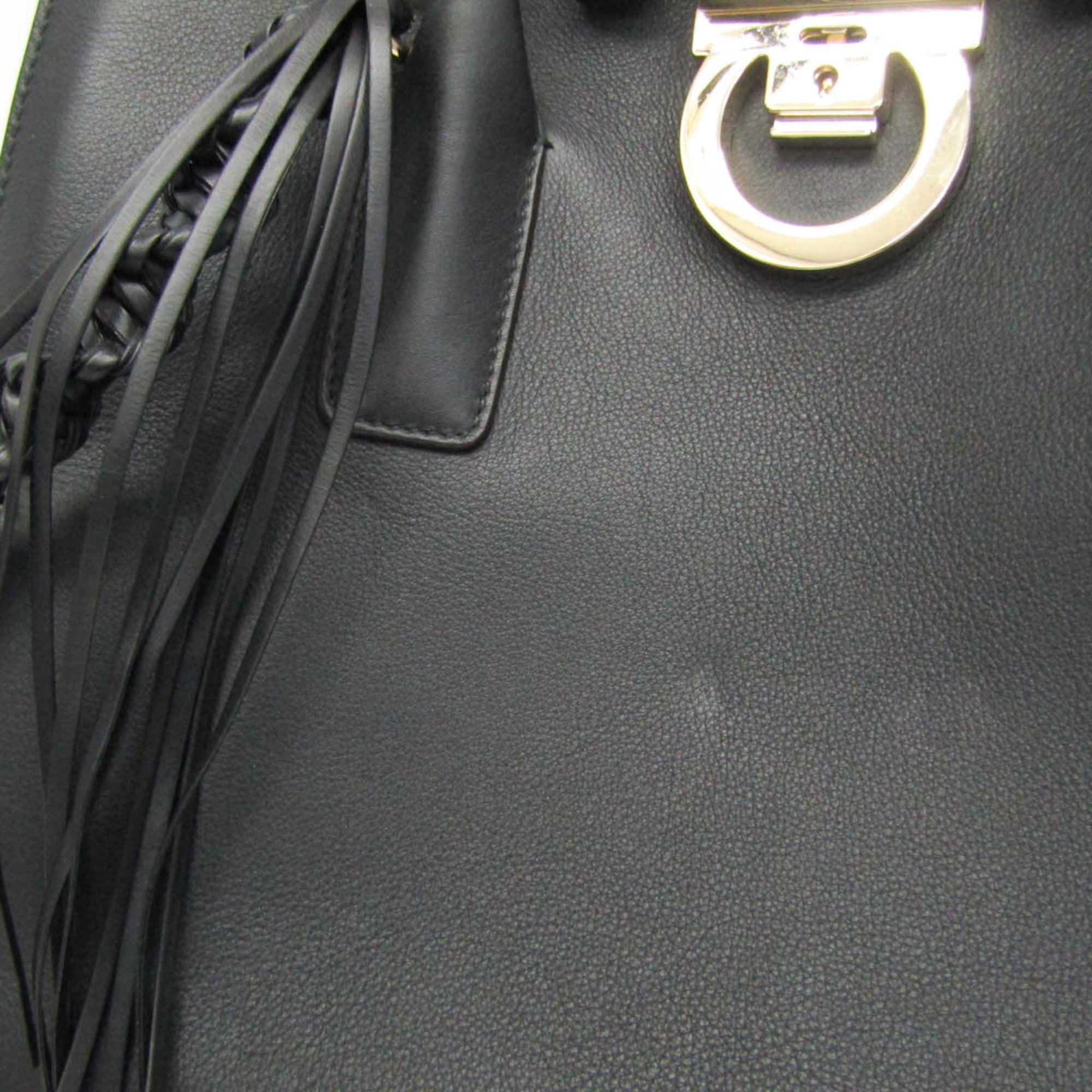 Salvatore Ferragamo Gancini · Leather