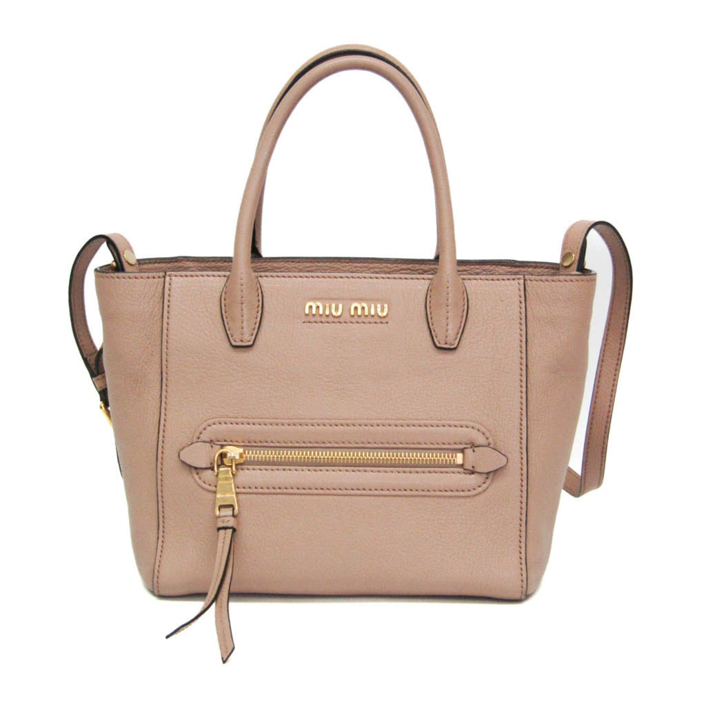 Miu Miu Madras · Leather