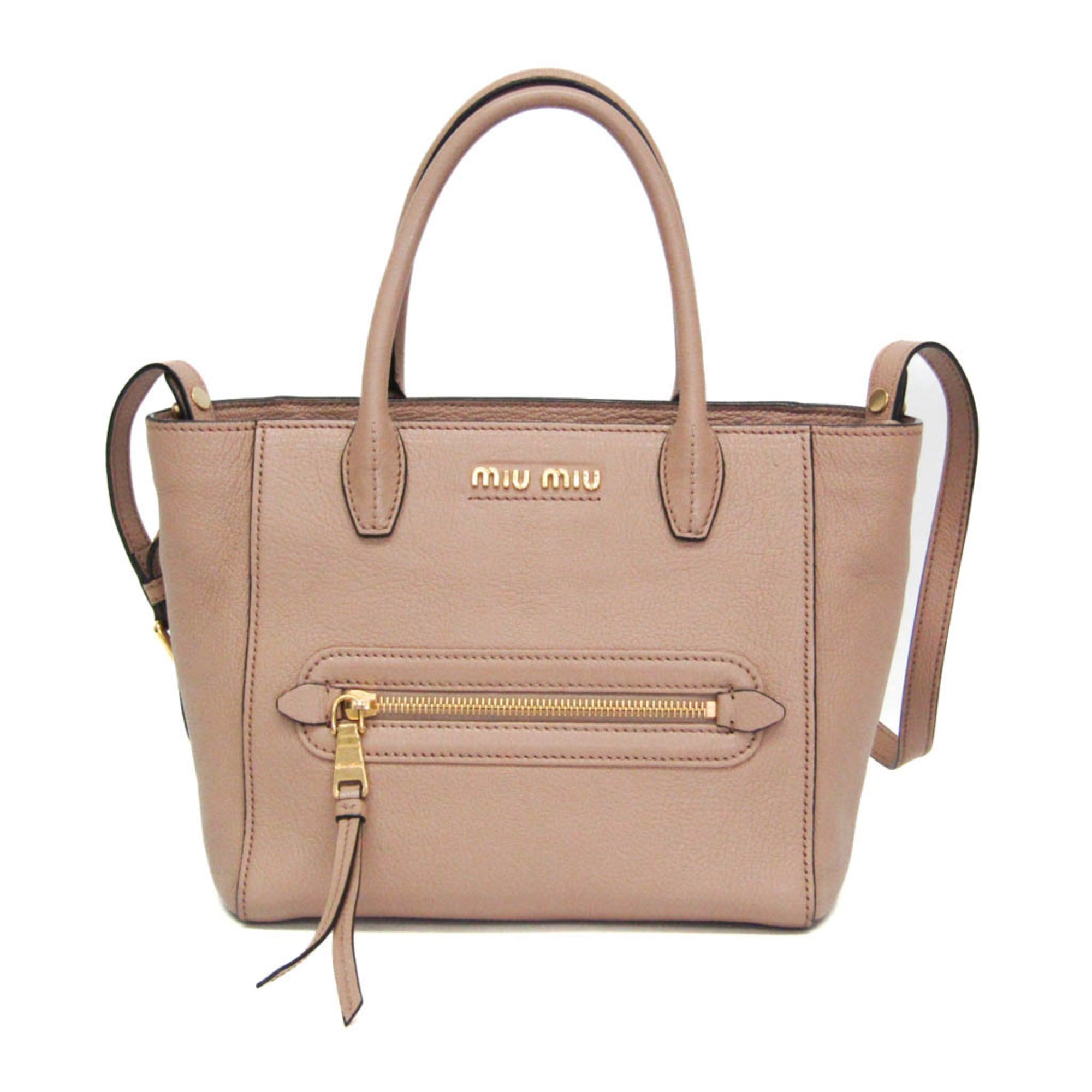 Miu Miu Madras · Leather