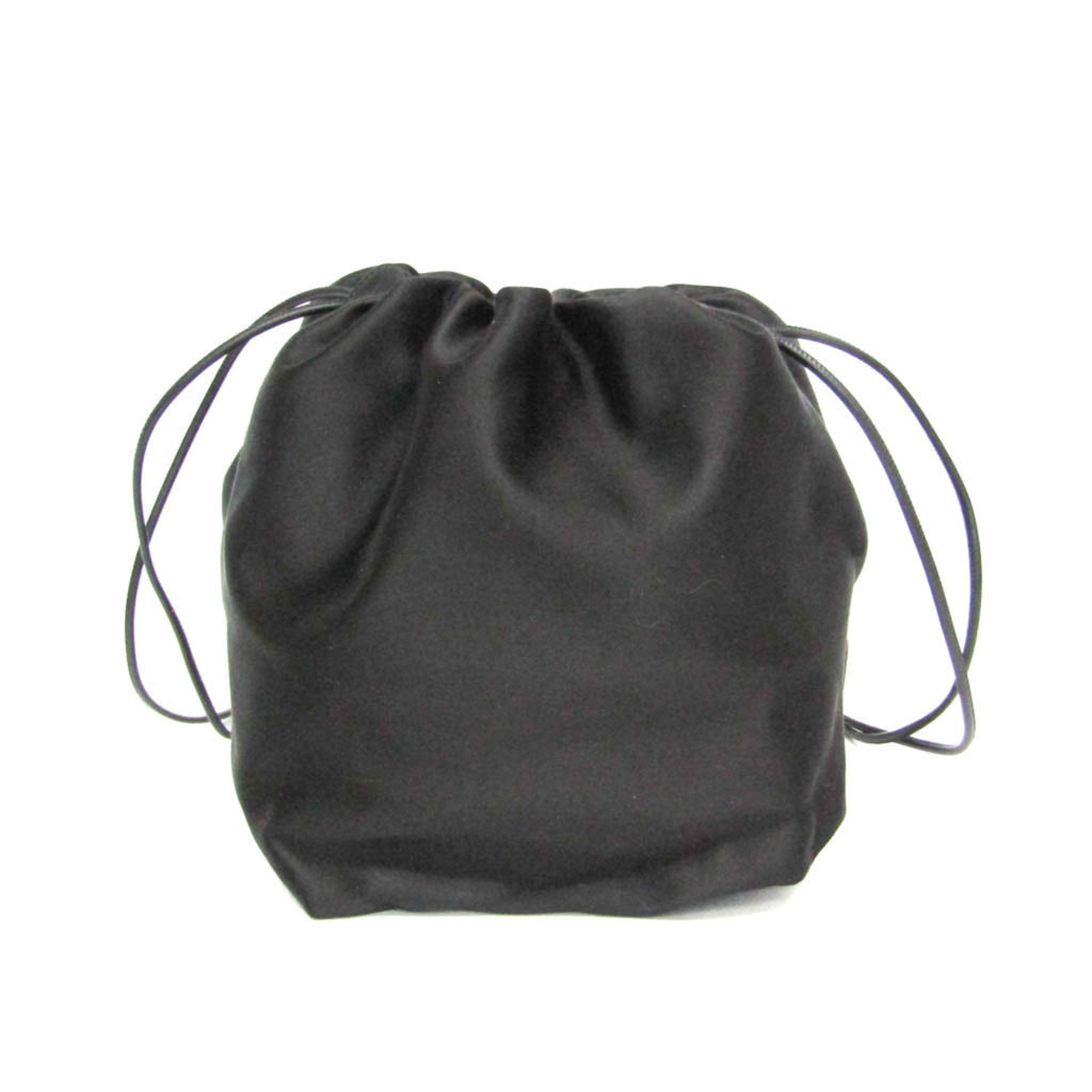 Jil Sander Drawstring · Leather & Satin