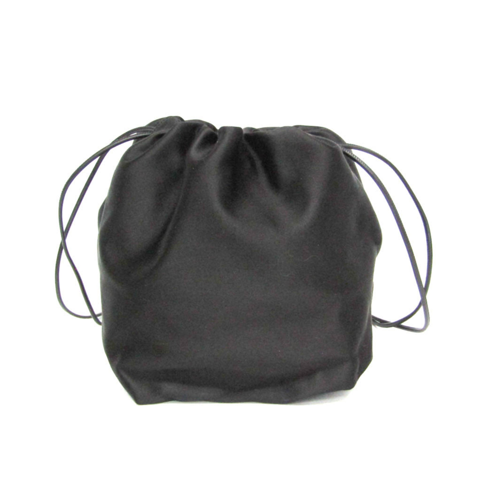 Jil Sander Drawstring · Leather & Satin