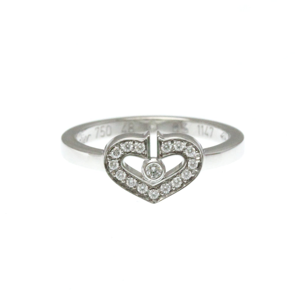 Cartier C Heart · Diamond · 18K White Gold