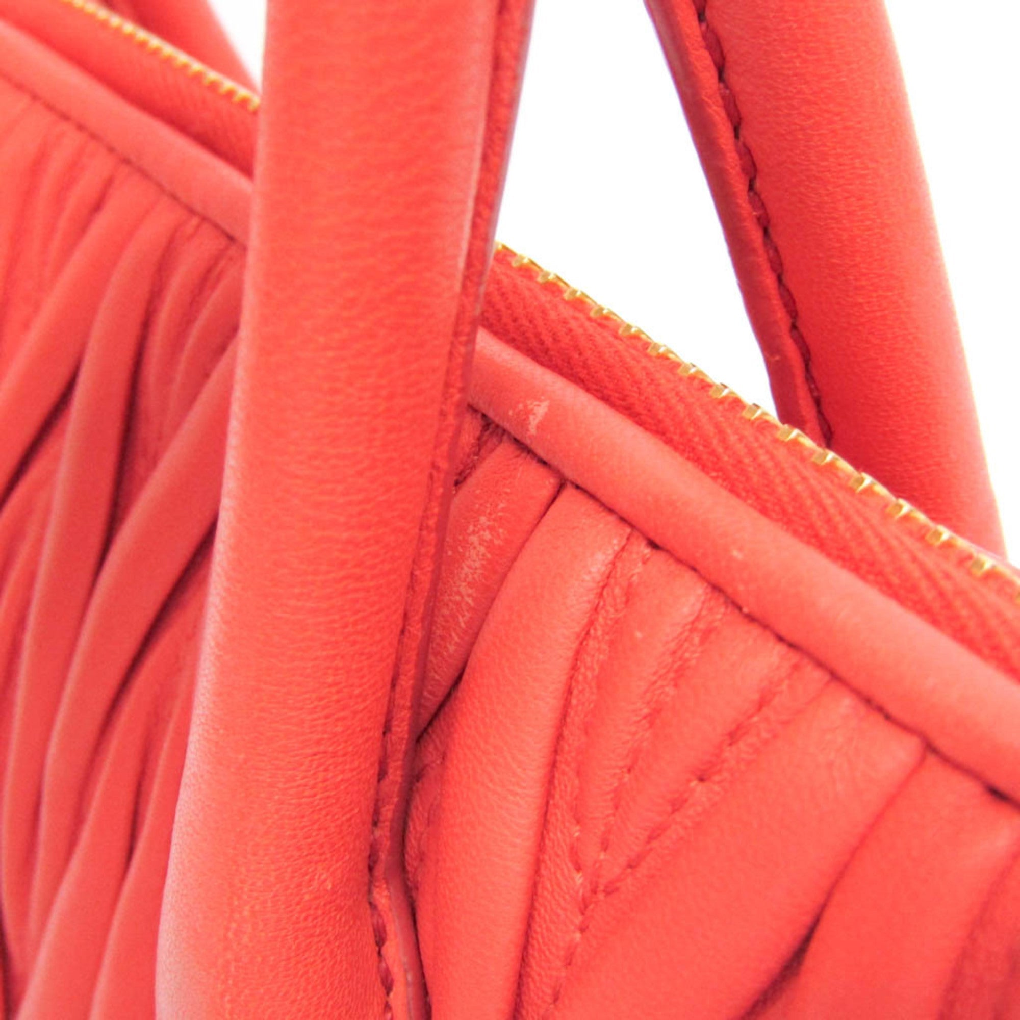 Miu Miu Matelassé · Leather