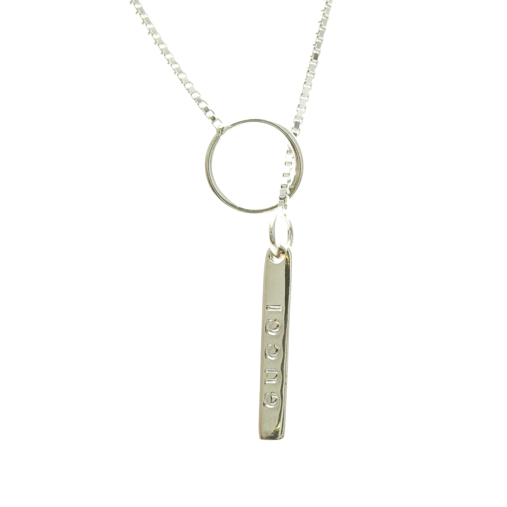 Gucci Lariat · 18K White Gold