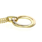 Cartier Trinity · Diamond Necklace · Tri-Gold