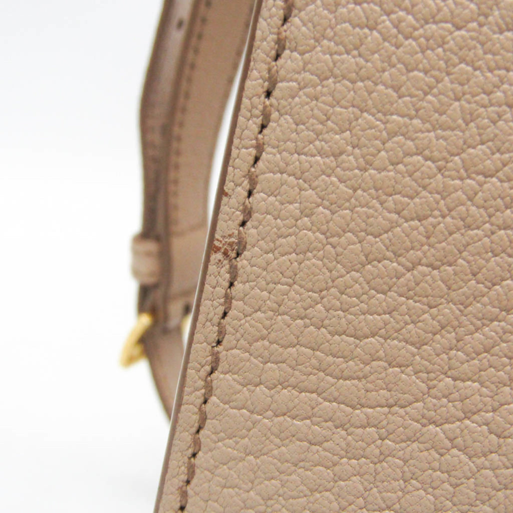 Miu Miu Madras · Leather Shoulder Bag