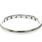Tiffany Stacking Band · Platinum · 8 Diamonds