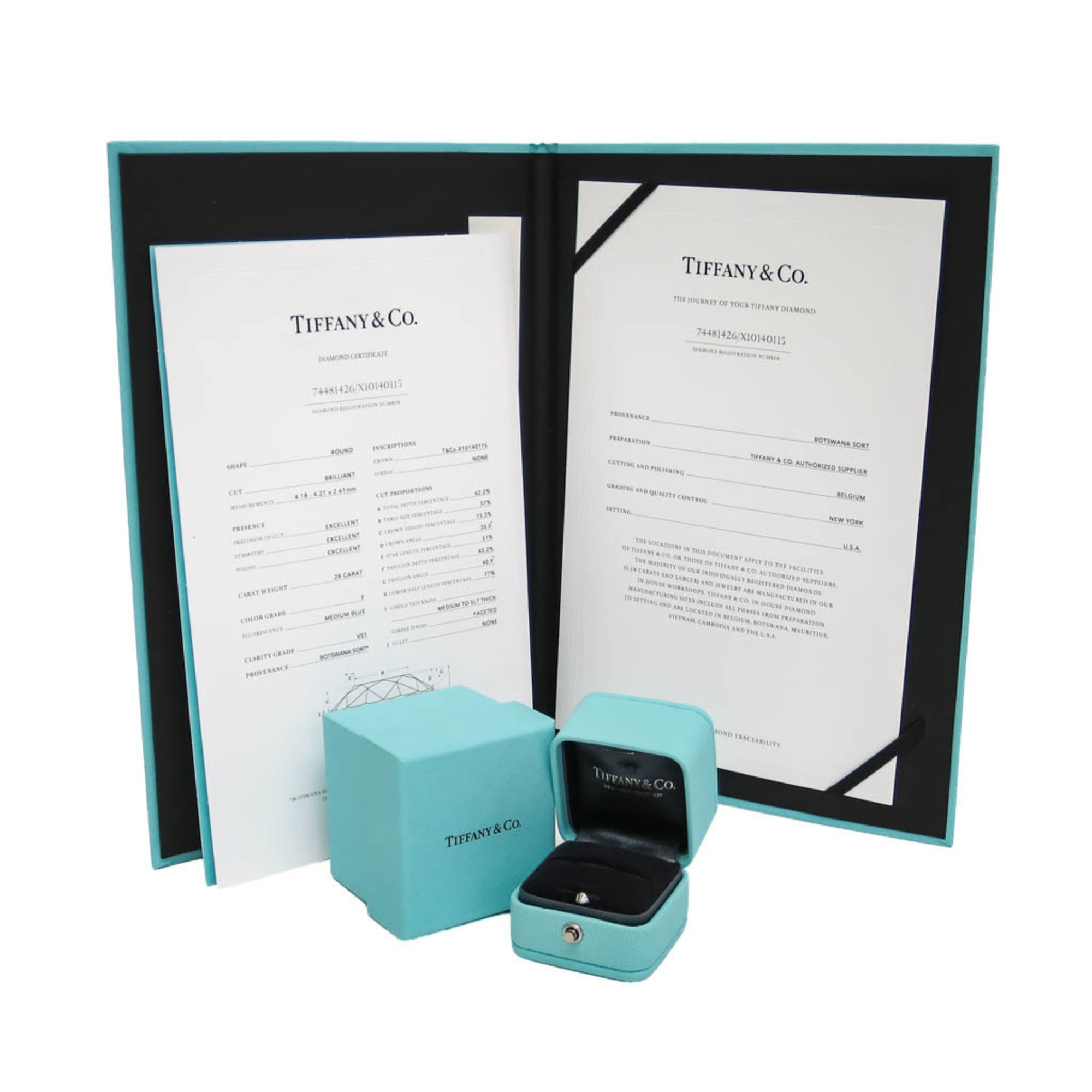 Tiffany Solitaire · Platinum · Diamond